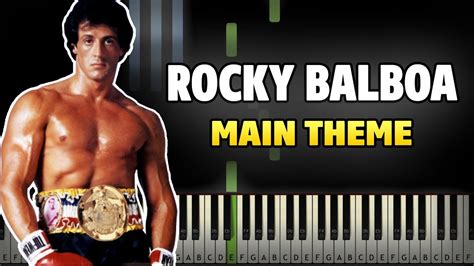 Rocky Theme Song Gonna Fly Now Piano Tutorial Sheet Music Midi