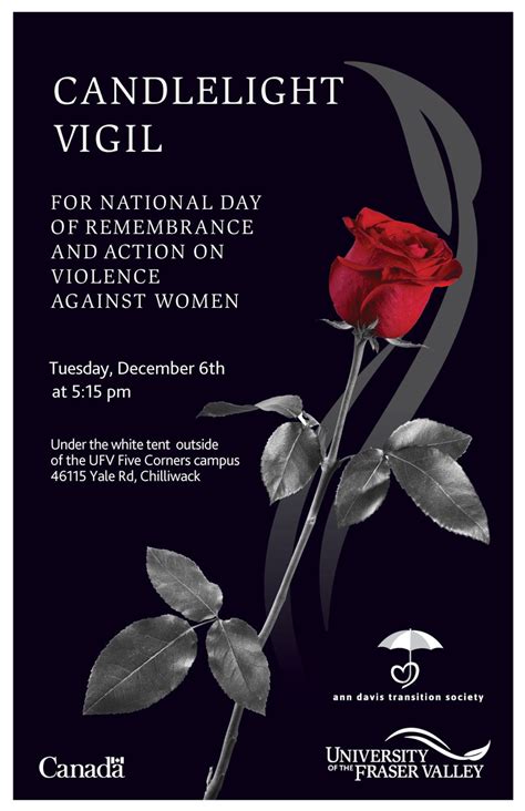 Candlelight Vigil for National Day of Remembrance › UFV Events