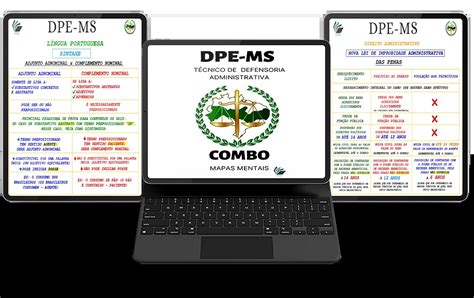 COMBO DPE MS Técnico de Defensoria Administrativa Caderno do