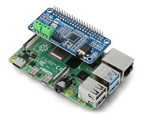 Audio Codec HAT - sound card with microphones for Raspberry Pi Botland - Robotic Shop