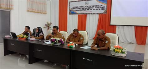 Bappeda Agara Gelar Rapat Sinkronisasi Penyusunan Rancangan Awal Rkpk