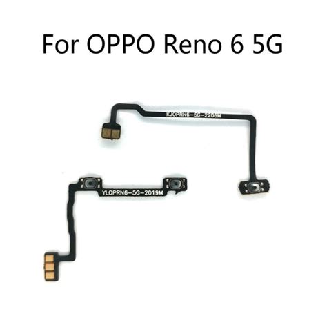 Power On Off Button Switch Control Key Volume Button Flex Cable Replacement Parts For Oppo Reno