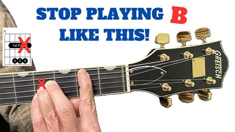 5 EASY WAYS TO PLAY B CHORD - But 1 Way is Best Chords - Chordify