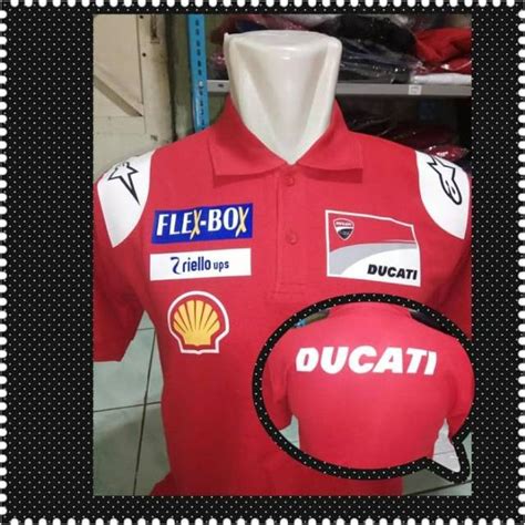 Jual Tshirt Baju Kaos Kerah Ducati Sport Shopee Indonesia