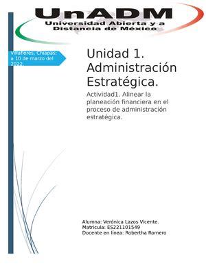 M22 u1 a1 apuntes según la plataforma Contaduría y Finanzas