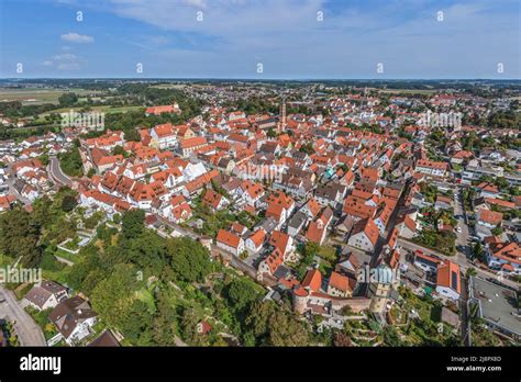 The beautiful town of Friedberg in Bavaria from above Stock Photo - Alamy