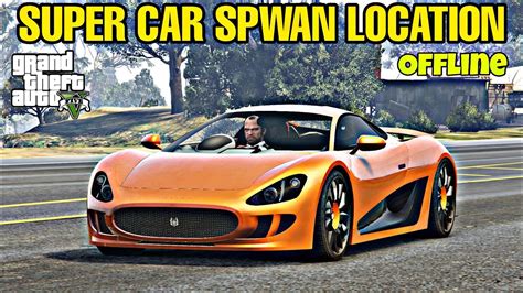 Super Car Secret Spawn Location Gta Story Mode Youtube