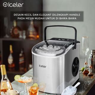 Jual Iceler Mesin Es Portable Ice Maker Kg Per Hari Dengan Handle