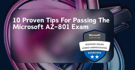 Proven Tips For Passing The Microsoft Az Exam In