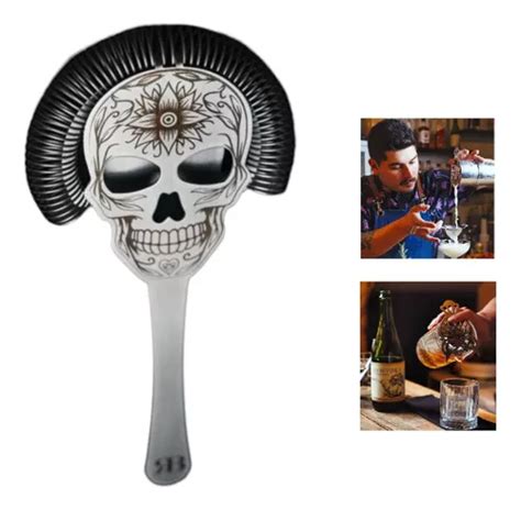 Colador Calavera Mexicana Colador Para Bar Kit Bartender Set Cuotas