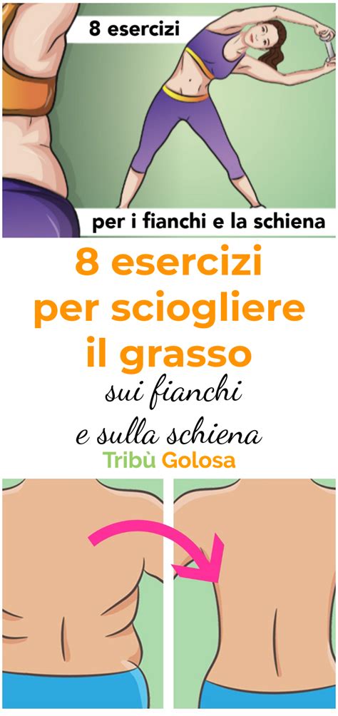 8 Esercizi Per Sciogliere Il Grasso Sui Fianchi Della Schiena Artofit