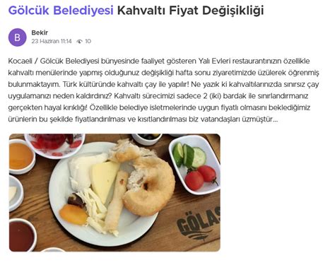 Belediyenin restoranında tepki çeken çay kararı Kocaeli Barış Gazetesi