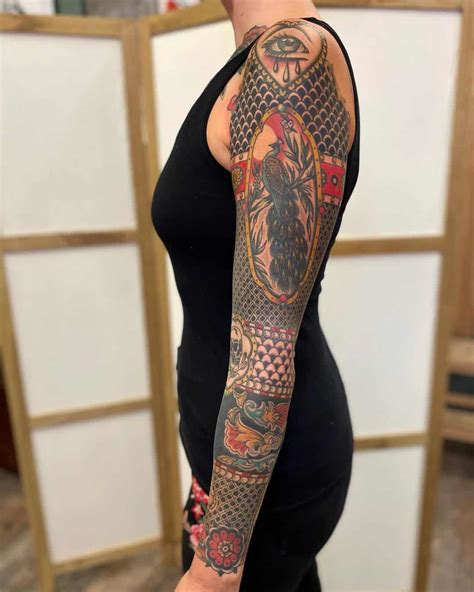 Details More Than 76 Traditional American Tattoo Sleeve Esthdonghoadian