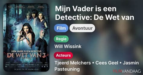 Mijn Vader Is Een Detective De Wet Van 3 Film 2011 FilmVandaag Nl