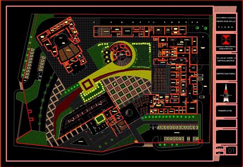 Cultural Center Dwg Block For Autocad Designs Cad