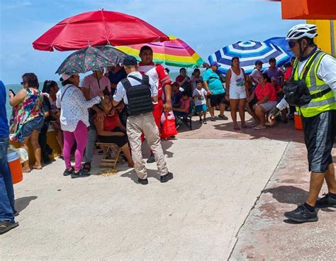 Protección Civil de Ciudad del Carmen atendió a 35 personas por golpe