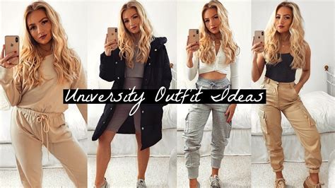 Comfy Uni College Outfits Youtube