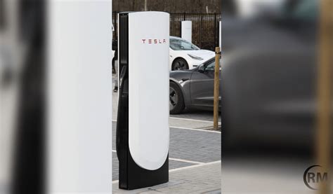 Unveiling Of The Tesla V4 Super Charging Station In Europe With A