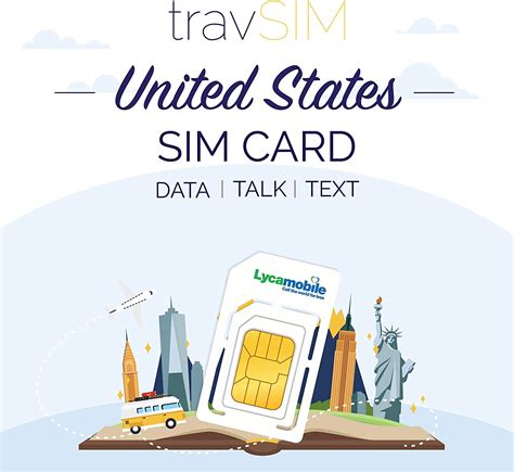 Travsim Usa Sim Card Lycamobile Scheda Sim Valida Per Giorni