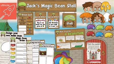 Teachers Pet Jack And The Beanstalk Magic Bean Market Stall Role