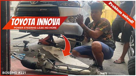 Toyota Innova Power Steering Leak Problem Solved Rack And Pinion