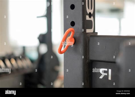 Fitness studio and gym with equipment Stock Photo - Alamy