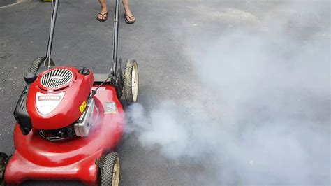 Why Is My Lawn Mower Engine Smoking