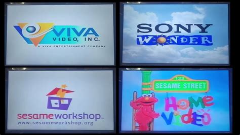 Viva Video Inc Sony Wonder Sesame Workshop Sesame Street Home Video Logo Vcd