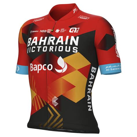 Alé Bahrain Victorious Replica 2023 Short Sleeve Jersey Multicolor