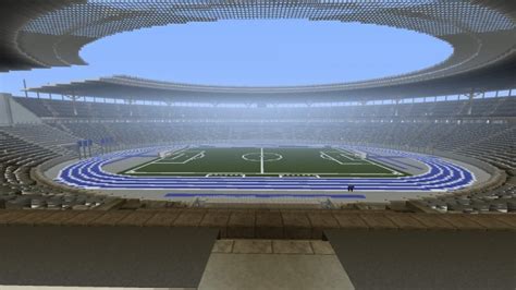 Minecraft Stadium Megabuild Olympiastadion Berlin Olympic Stadium