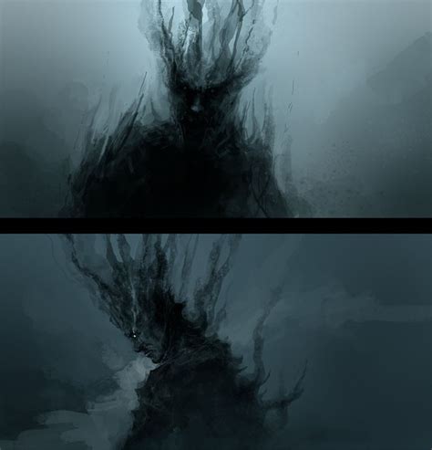 Eerie And Beautiful Chriscold Shadow Creatures Dark Fantasy Art