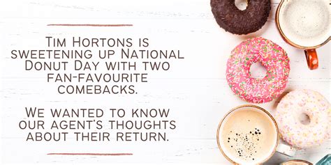 Tim Hortons Brought Back Retro Donuts to Celebrate National Donut Day