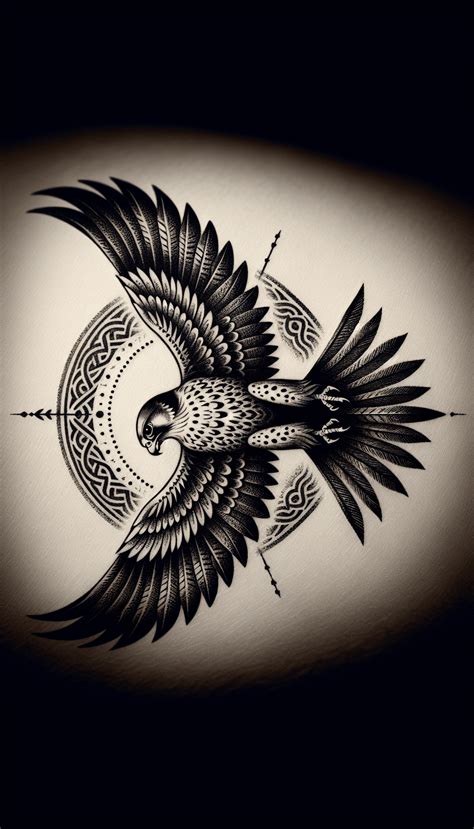 The Symbolic Beauty: Falcon Tattoo Meaning and Ideal Placement - Tattoo ...