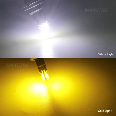 MAXGTRS 2x NEW H7 LED Headlights Fanless Wireless Mini Size Design For