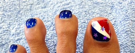Happy 4th of July pedicure! | Pedicure nail art, Toe nails, Pedicure