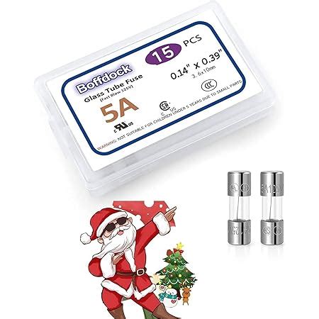 3a 125v Replacement fuses - 10 FUSES - for Christmas mini light strings