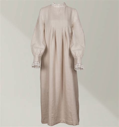 Linen Burial Dress For The Deceased Clothing For The Deceased