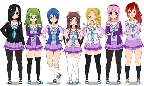 The Shoujo Ai Girls By Sakuraroselily On Deviantart