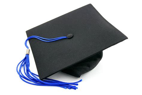 Graduation Cap Blue Tassel