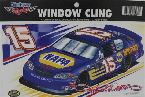 Michael Waltrip #15 NAPA Window Cling