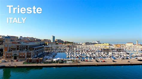 Trieste Italy Arrival To Port With A Cruise Ship Port View Ships