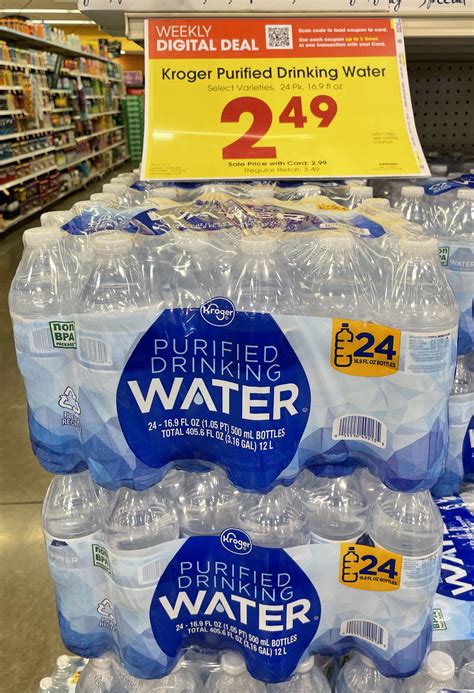 Kroger Water (24 ct) ONLY $2.49! - Kroger Krazy