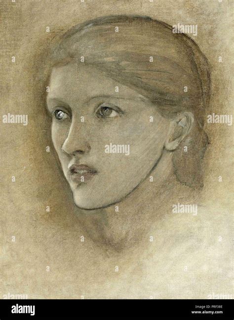 Burne Jones Edward Coley The Golden Stairs 1 2 Female Head Study