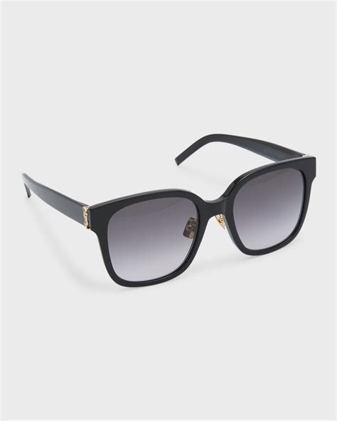 Saint Laurent Ysl Square Acetate Sunglasses Neiman Marcus