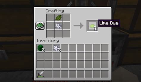 How To Make A Lime Dye Minecraft Recipe Territoryassociのblog