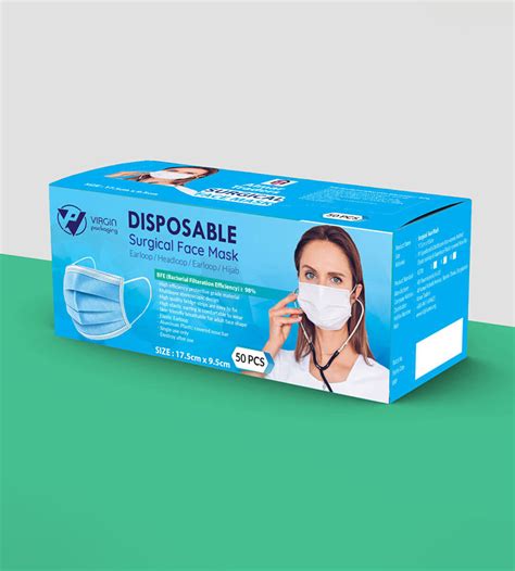 Face Mask Packaging Boxes Empress Packaging