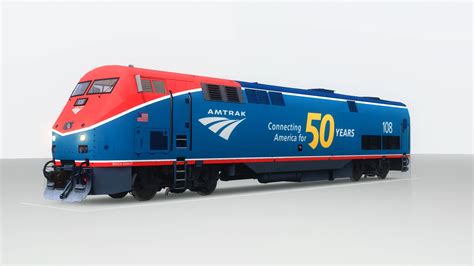 50th P42 Locomotives PHASE VI Scaled Railfan Railroad 45 OFF