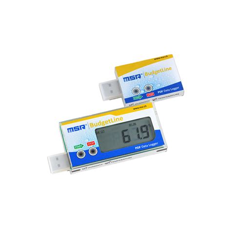 Msr Budgetline Reusable Pdf Data Loggers For Temperature And Humidity