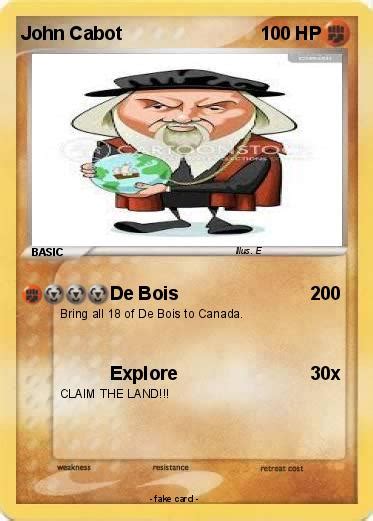 Pokémon John Cabot 126 126 De Bois My Pokemon Card