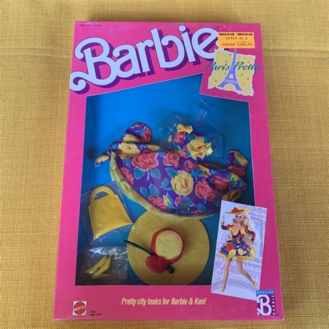 Vintage 1988 Barbie Paris Pretty Fashions Mattel 1909 NRFB